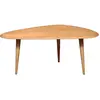 Table basse 50's large - Chêne M01 Red edition