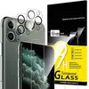 MYLS Lot de 4 2 x Verre Trempé pour iPhone 11 Pro Max et 2 x Protectio...