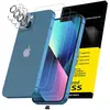 MYLS Kit de 6 3 x Verre Trempé pour iPhone 13 (61 Pouces) et 3 x Prote...