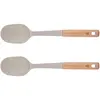 Couverts À Salade En Bois Et Silicone Gunnar