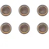 BJORN Assiette GENESIS Ø16,5cm - 6 pièces - Basalte TU