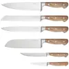 Björn Bjorn - 6 Couteaux de cuisine Jakob inox bois T.U
