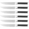 Björn Bjorn - 6 Couteaux à steak Loki inox mat - 24x2x1 cm T.U