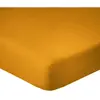 Home collection Drap housse coton safran 90x190 cm