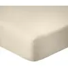 Home collection Drap Housse 90x190cm Bonnet 35cm 100% Coton 57fils Grege