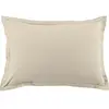Home collection Blanc Passion - 2 Taies d'oreiller en coton unies grège 50x70 cm