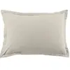 Home collection Blanc Passion - 2 Taies d'oreiller en coton unies ivoires 50x70 cm