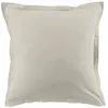 Home collection Blanc Passion - 2 Taies d'oreiller en coton unies ivoires 63x63 cm