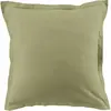 Home collection Blanc Passion - 2 Taies d'oreiller en coton unies verveine 63x63 cm