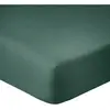 Home collection Drap housse coton bleu canard 180x200 cm