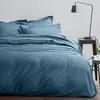Housse De Rêve Parure de lit 3 pièces - Satin de Coton Horizon - Bleu