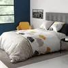 Parure de couette 100% coton 57 fils imprimée 240x220cm 2 taies