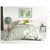 Parure De Lit en Coton Vert 260x240 cm cm