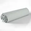 My Home Collection - Drap Housse en coton bonnet 35 cm uni silver 140x...