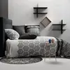 Parure de couette 100% coton 57 fils imprimée 240x220 2 taies