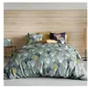 ZEN ET ETHNIQUE My Home Collection - Parure housse de couette Cottey verte 260x240 cm