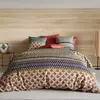 Parure de couette 100% coton 71 fils imprimée 240x220 2 taies