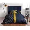 Parure de couette 100% coton 57 fils imprimée 240x220 2 taies