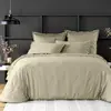 Baton Rouge Housse De Couette 1Pcs 100% Satin De Coton 105 Fils Beige