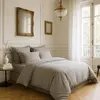 Baton Rouge Housse De Couette 1Pcs 100% Satin De Coton 105 Fils Gris Clair