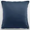 Baton Rouge TAIE D'OREILLER 1PCS 65X65CM 100% SATIN DE COTON 105 FILS BLEU MARINE