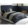 Parure housse de couette coton imprimée + 2 taies 260x240 cm