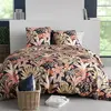 Parure imprimée en coton avec housse de couette + 2 taies 260x240 cm