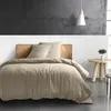 Baton Rouge - Housse de couette 100% Gaze de coton beige 240x220 cm