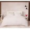 Parure de couette 3 pcs 260x240 100% gaze de coton lavé ecru naturel