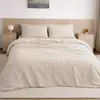 Housse de couette gaze de coton ecru naturel 260x240 cm