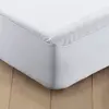Blanc Passion - Protège-matelas bouclette éponge & imperméable blanc 1...