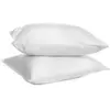 Blanc Passion - 2 Protèges-oreillers bouclette éponge & imperméable bl...