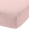 Baton Rouge Drap housse gaze de coton rose lotus 180x200 cm