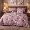 Baton Rouge - Parure housse de couette 3 pièces en coton 57 fils Velmo...