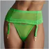 Maison Close Porte-Jarretelles Corps à Corps Néon Vert Fluo