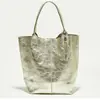 Abaco Studio - Sac cabas en Cuir Yana doré 37x25x35 cm OS
