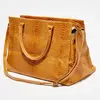 1987 by Abaco - Sac à main en Cuir Myra camel - 28x39.5x20.5 cm OS