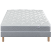 Ensemble Matelas Douces Nuits Remory 667 ressorts ensachés + 2 cm Visc...