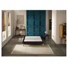 Sommier déco gris confort medium 15 cm avec pieds Bultex Mediano 100x200