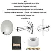 Optex Kit Parabole SAT 80cm+Antenne TNT+Antenne Omni DAB FM+Coupleur 4...