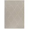 STUDIO DECO Tapis effet jute naturel à relief losanges beige 160x230cm