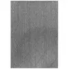 STUDIO DECO Tapis effet jute naturel à relief losanges gris 120x170cm