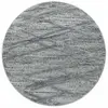 STUDIO DECO Tapis bohème rond à relief gris 80x80cm