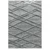 STUDIO DECO Tapis bohème à relief gris 240x340cm