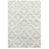 STUDIO DECO Tapis bohème à relief blanc ivoire 120x170cm