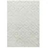 STUDIO DECO Tapis bohème à relief blanc ivoire 120x170cm