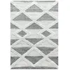 STUDIO DECO Tapis bohème à relief blanc et gris 80x150cm