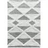 STUDIO DECO Tapis bohème à relief blanc et gris 200x290cm
