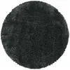 STUDIO DECO Tapis cosy rond à poils longs anthracite 200x200cm