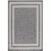 STUDIO DECO Tapis extérieur tissé plat gris et greige 240x340cm